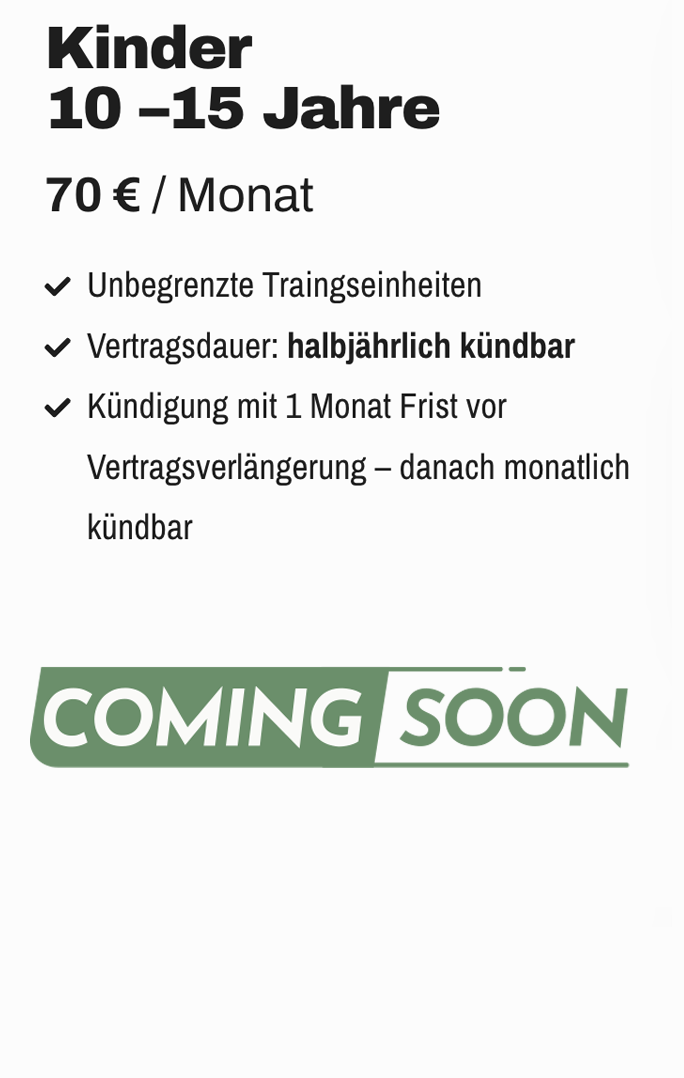 Training kaos preis kinder
