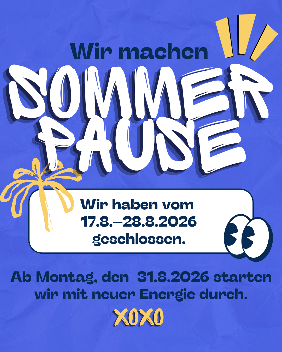 sommer pause